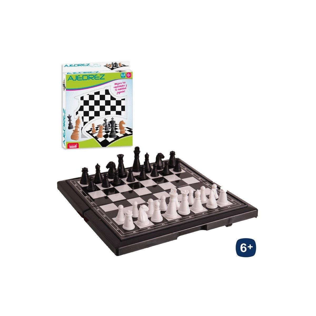 Viaggio di scacchi 18 x 18 cm