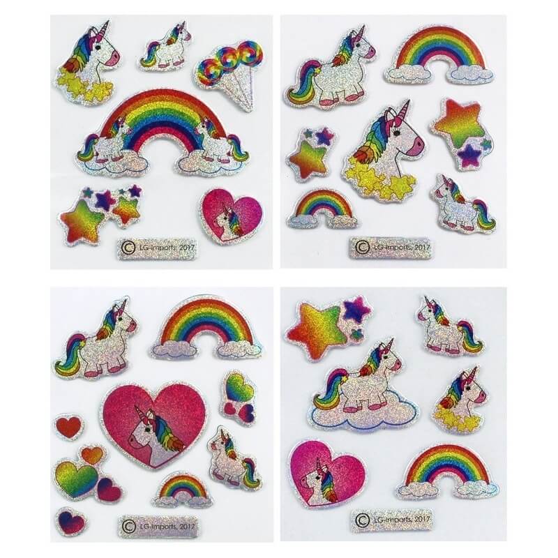 Pacchetto Adesivi Unicorno Pacchetto Adesivi Unicorno