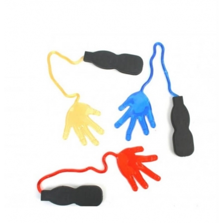 Mano appiccicosa di giocattolo