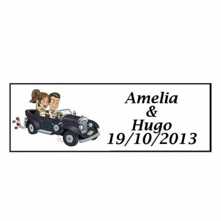 Etichetta Adesiva Will & Grace Car