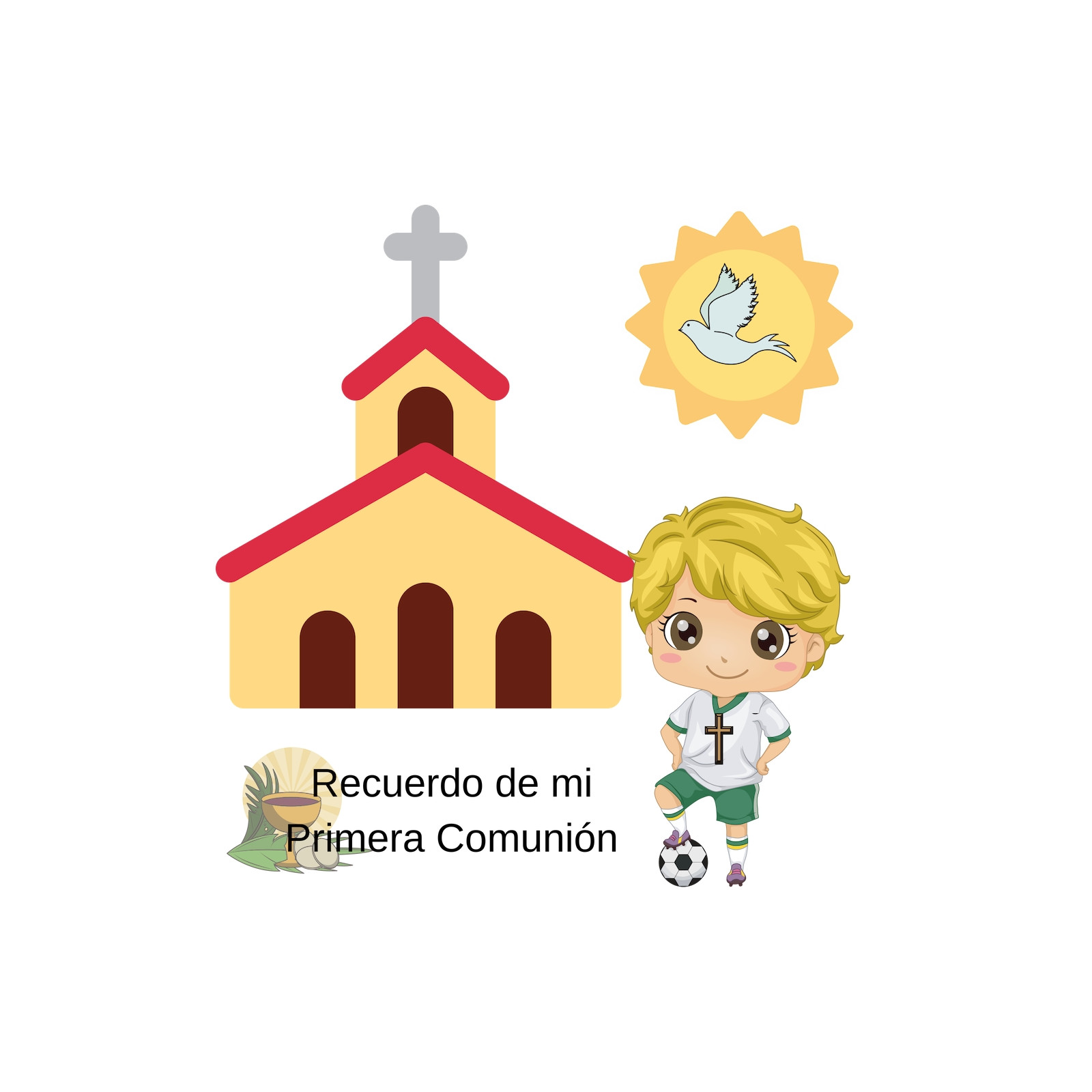 Adesivi calcio comunione