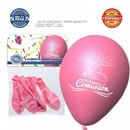 Pacco palloncini decorazione comunione