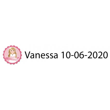 Adesivo Ragazza Comunione