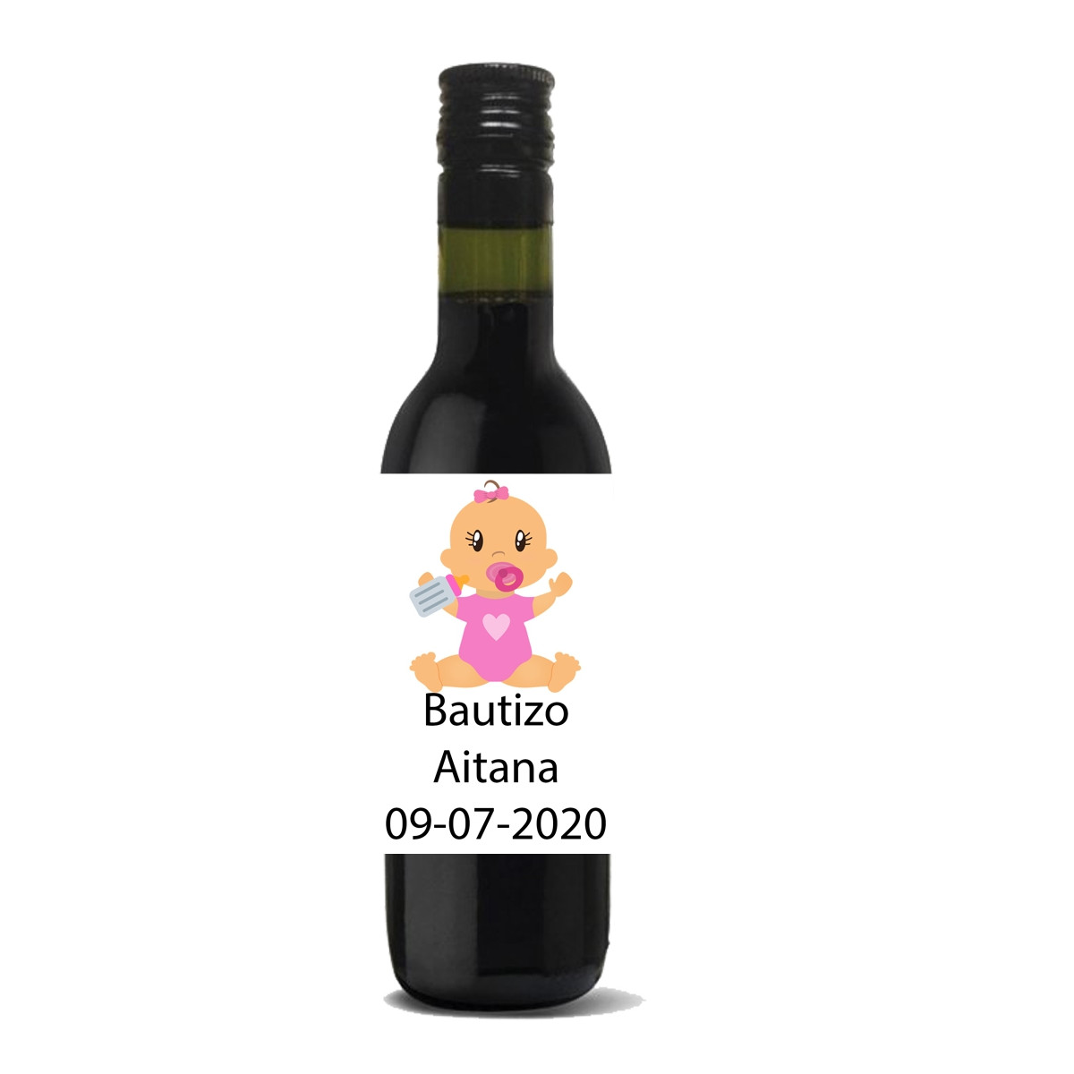 Vino personalizzato battesimo