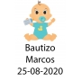 Adesivo di battesimo