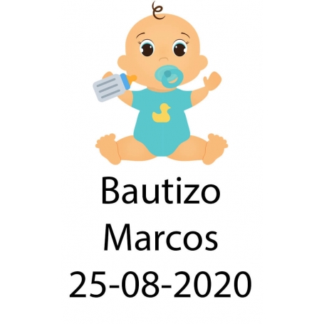 Adesivo di battesimo