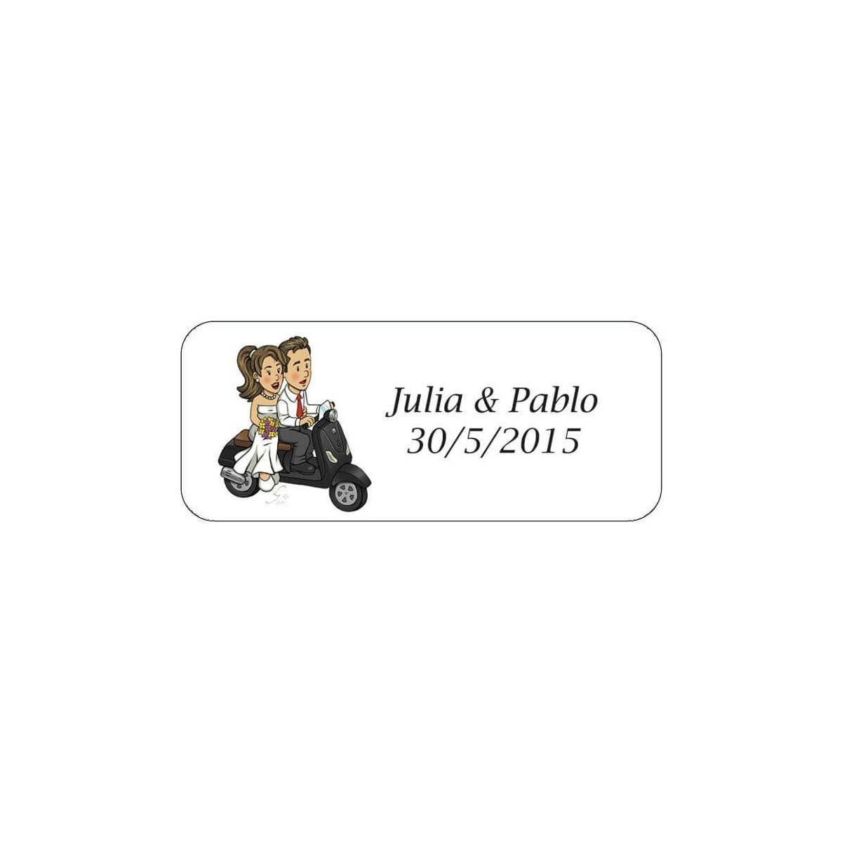 Etichetta adesiva Will & Grace moto