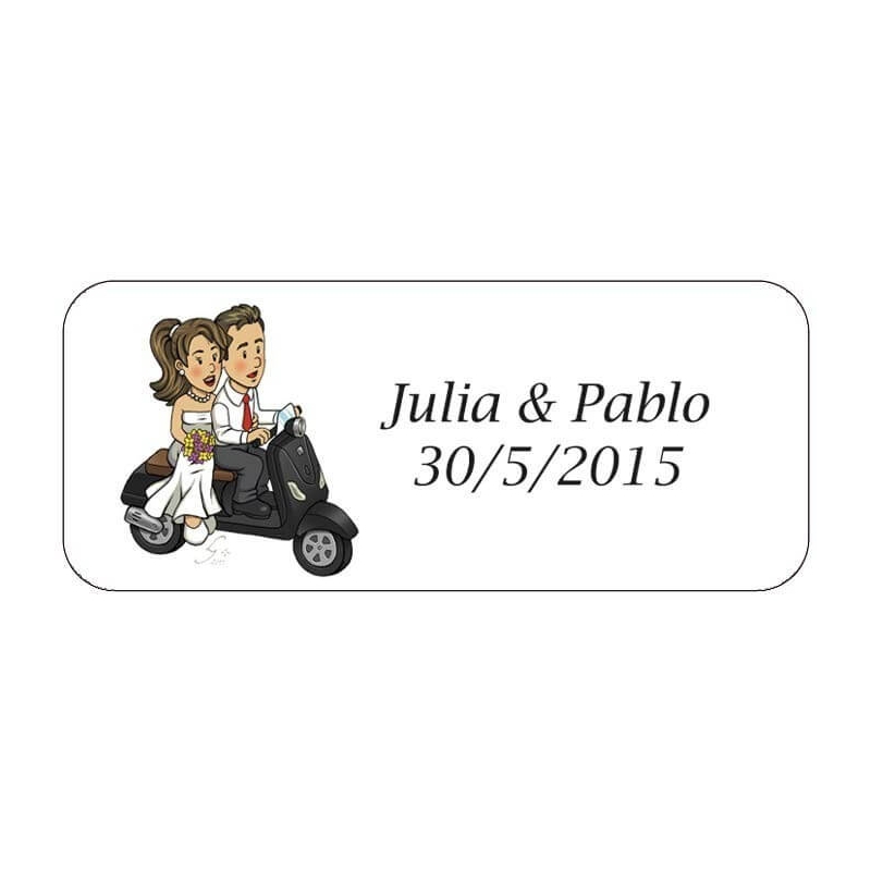 Etichetta adesiva Will & Grace moto