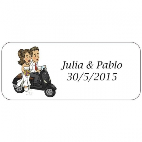 Etichetta adesiva Will & Grace moto