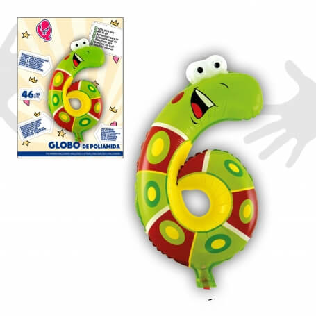 Globos di numeri di animali