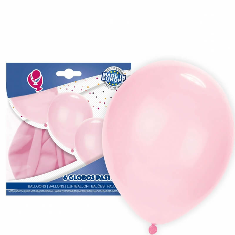 Pacchetto di palloncini rosa pastello