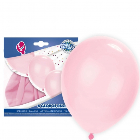 Pacchetto di palloncini rosa pastello