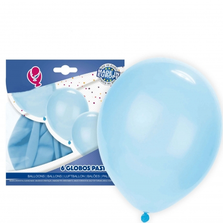 Pacchetto di palloncini azzurro cielo