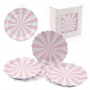 Pack piatto usa e getta rosa