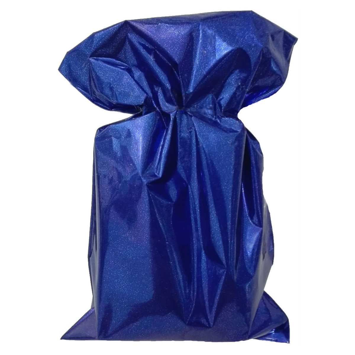 Borsa metallica blu