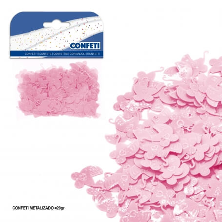 Confetti carro rosa