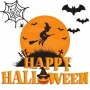 Vaso di dolci di halloween