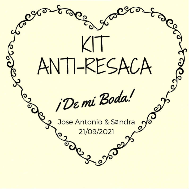 Adesivo kit anti sbornia