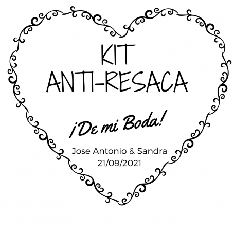 Adesivo personalizzato matrimonio