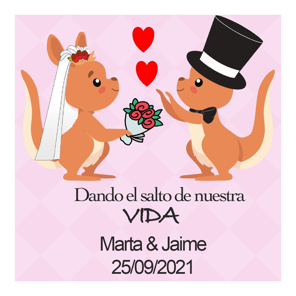 Adesivo dettagli matrimonio
