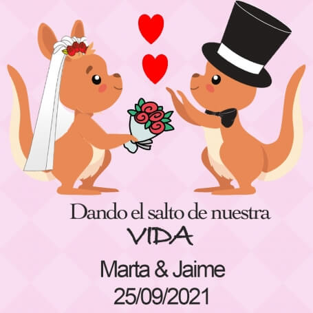 Adesivo dettagli matrimonio
