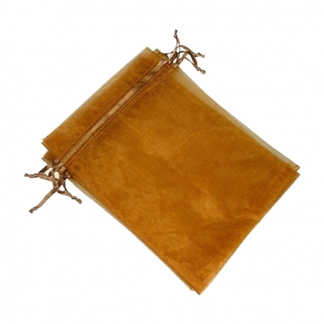 Sacchetto Di Organza Al Cioccolato 9 X 15