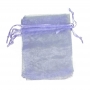 Sacchetto di organza viola chiaro 9 x 15