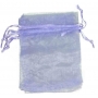 Sacchetto in organza lilla chiaro 13 x 17