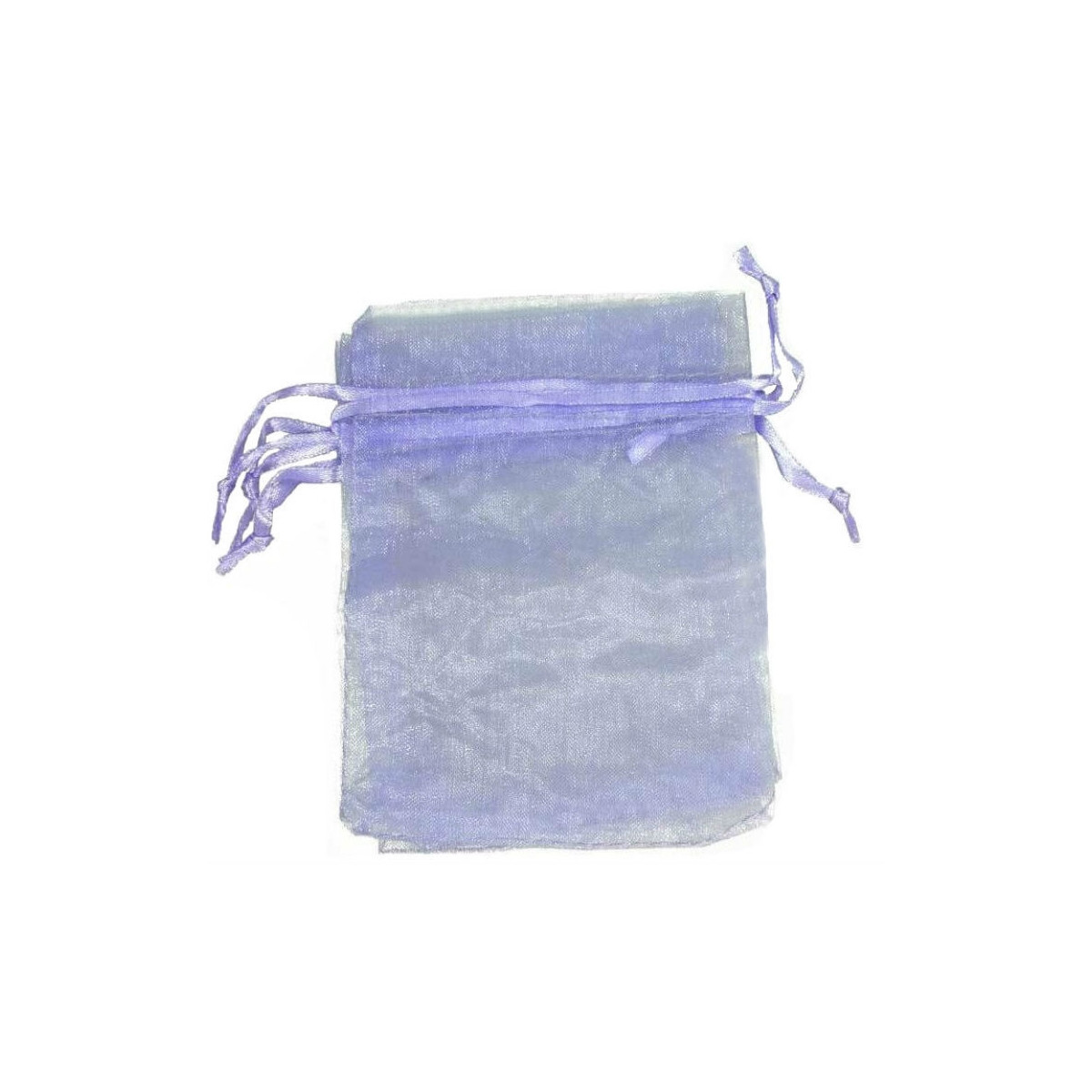 Sacchetto in organza lilla chiaro 13 x 17