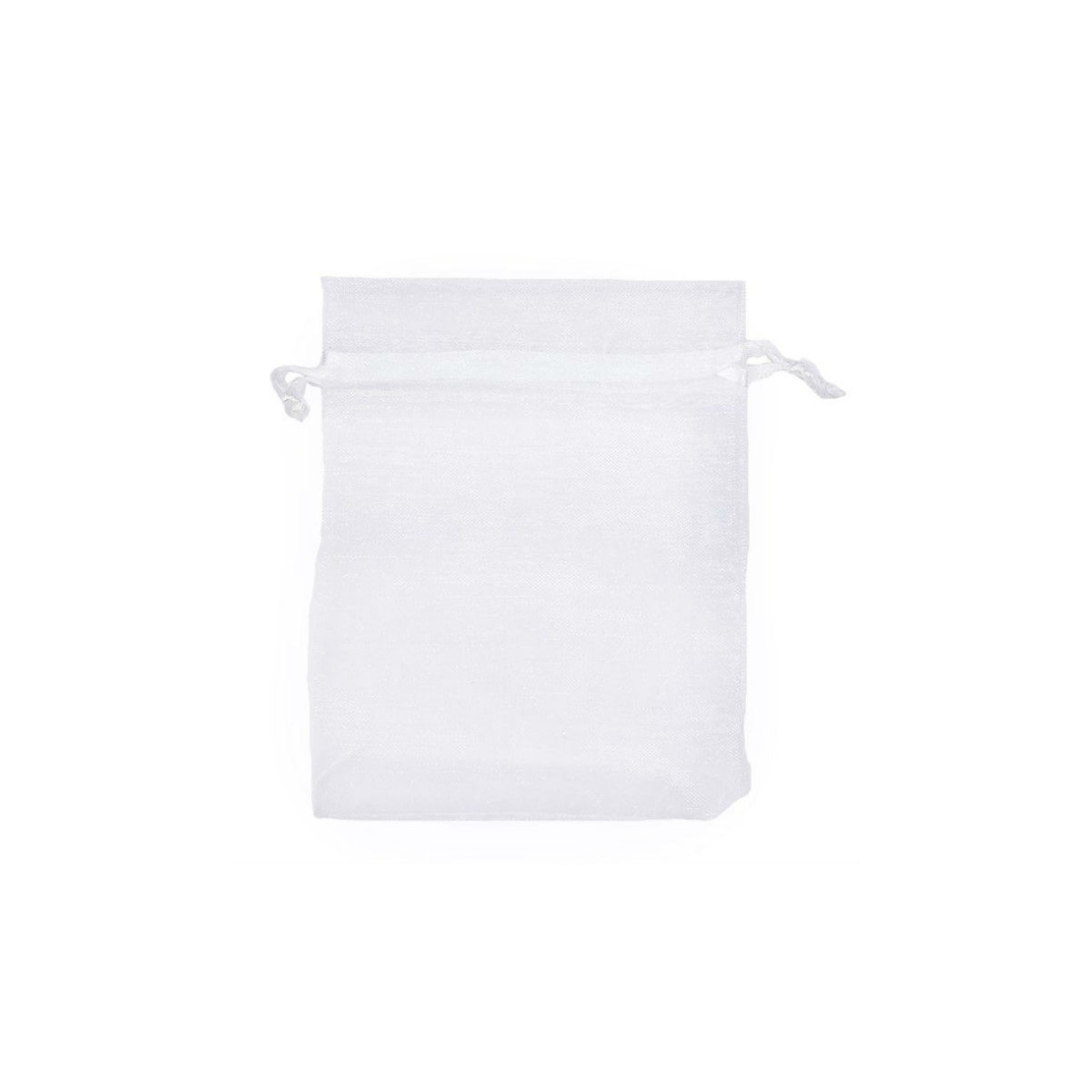 Sacchetto di organza bianco 7 x 10