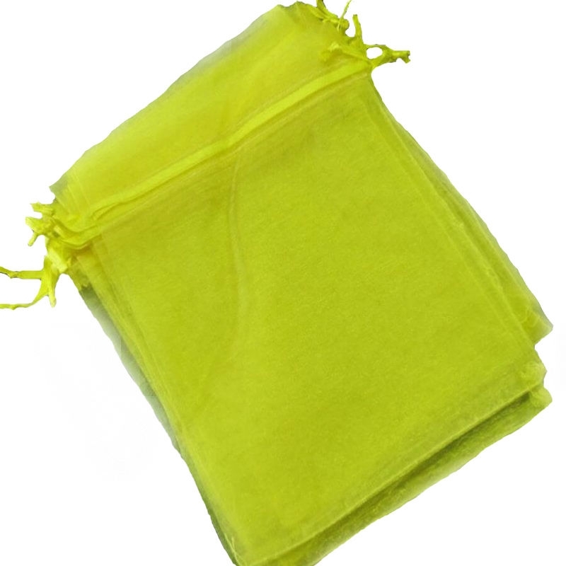 Sacchetto in organza gialla 7 x 10