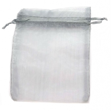 10 x 13 sacchetti di organza d argento