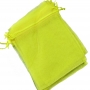 Borsa in organza gialla 15 x 20