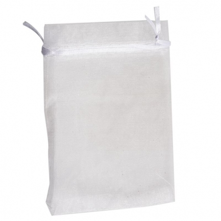 Sacchetto organza bianco 15 x 20