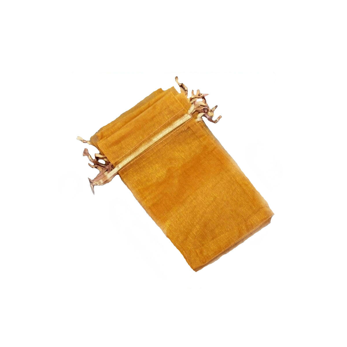 Sacchetti in organza arancione chiaro 10 x 13