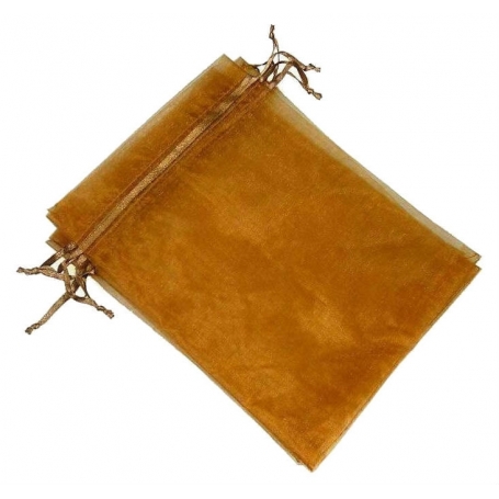10 x 13 sacchetti di organza al cioccolato