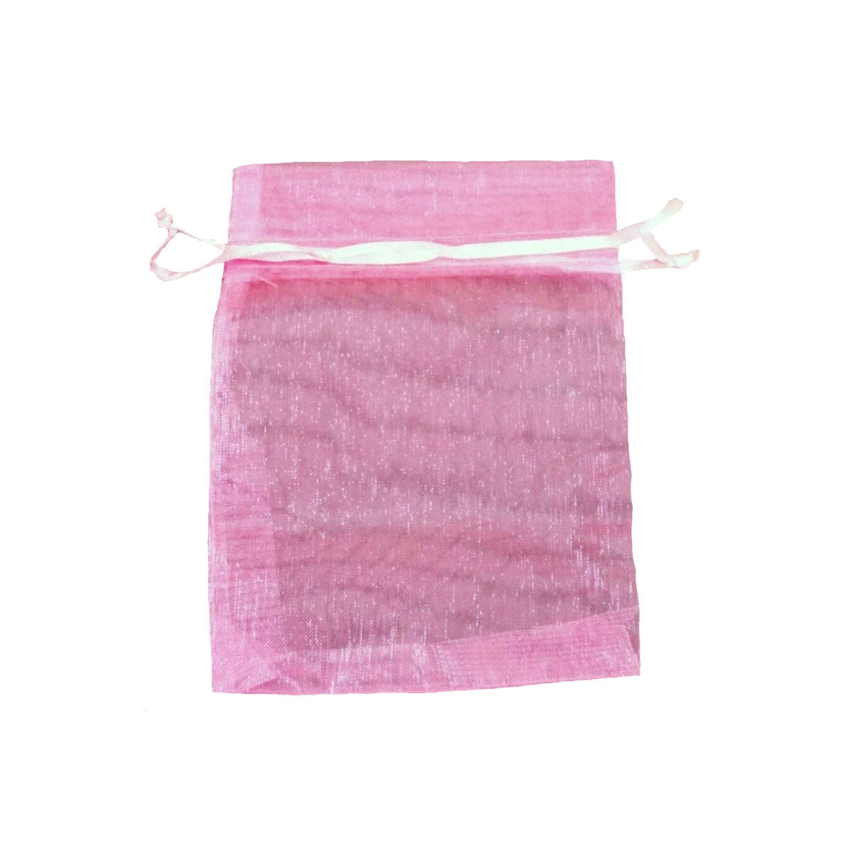 Sacchetti di organza rosa bubblegum 10 x 13