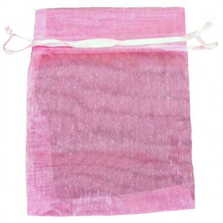 Sacchetti di organza rosa bubblegum 10 x 13