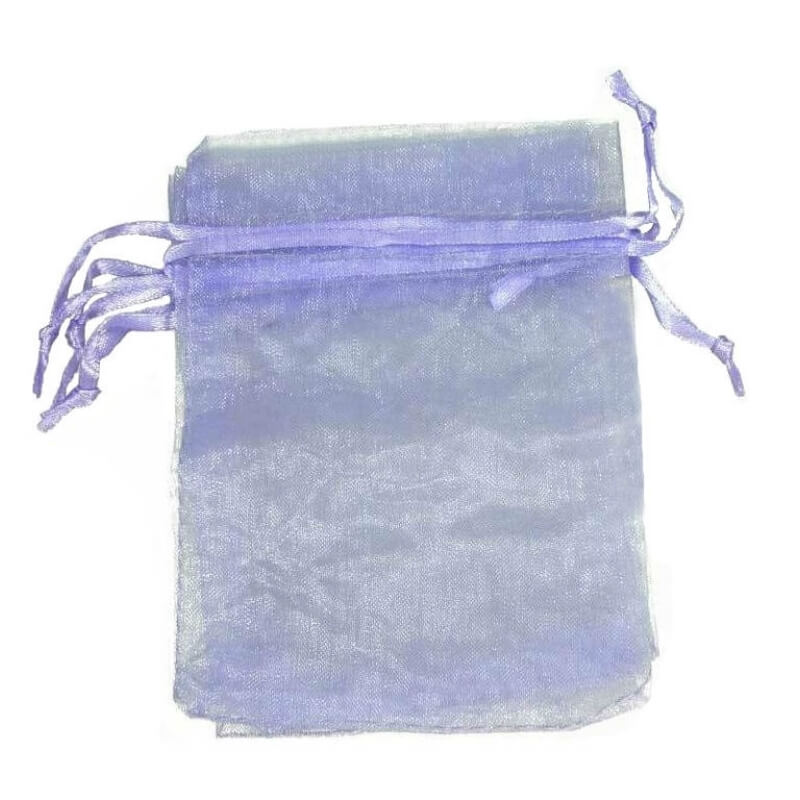 Sacchetti di organza lila claro 10 x 13