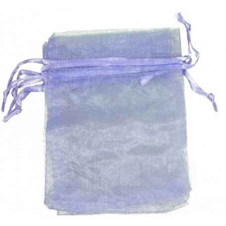Sacchetti di organza lila claro 10 x 13