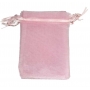 Sacchetti di organza rosa chiaro 10 x 13
