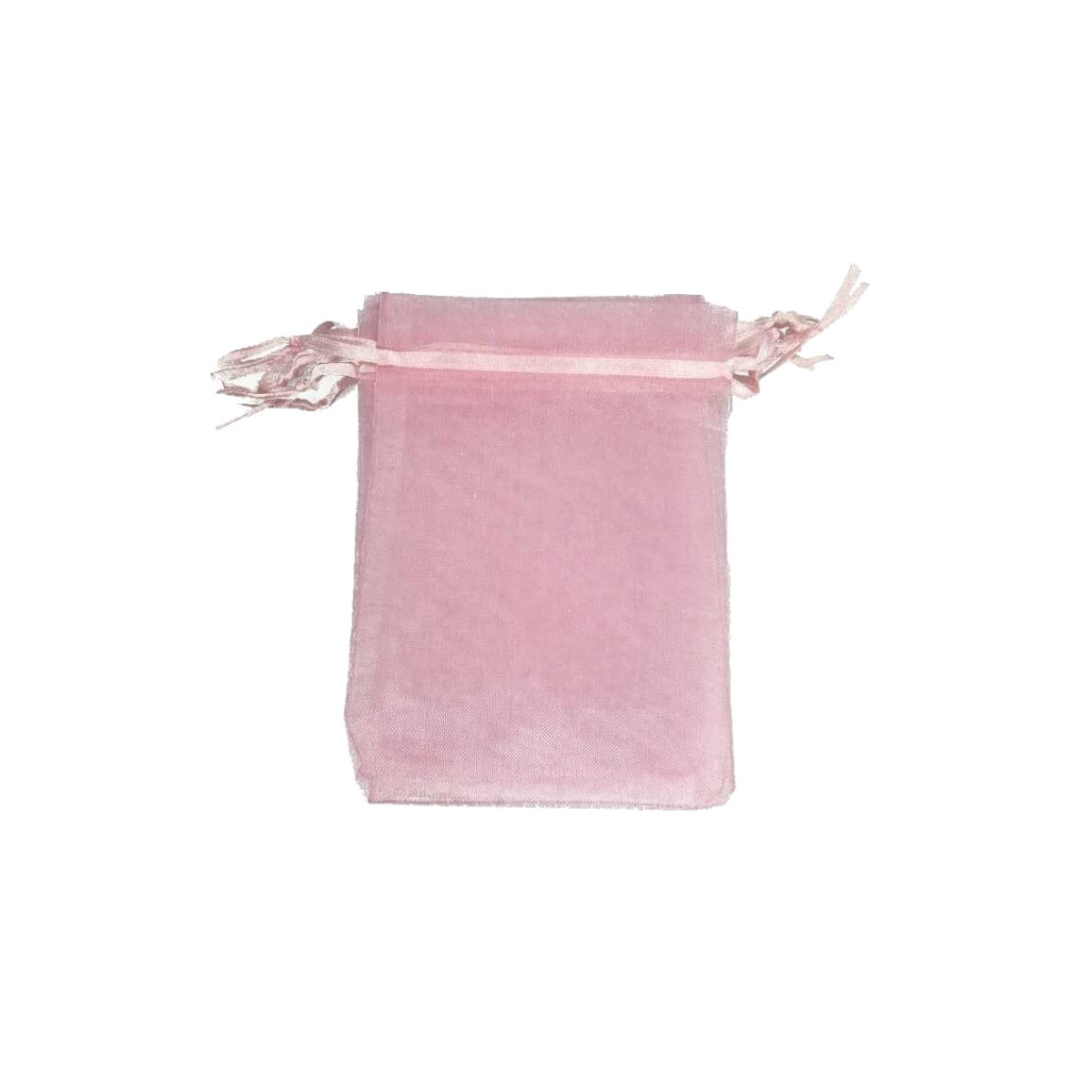 Sacchetti di organza rosa chiaro 10 x 13