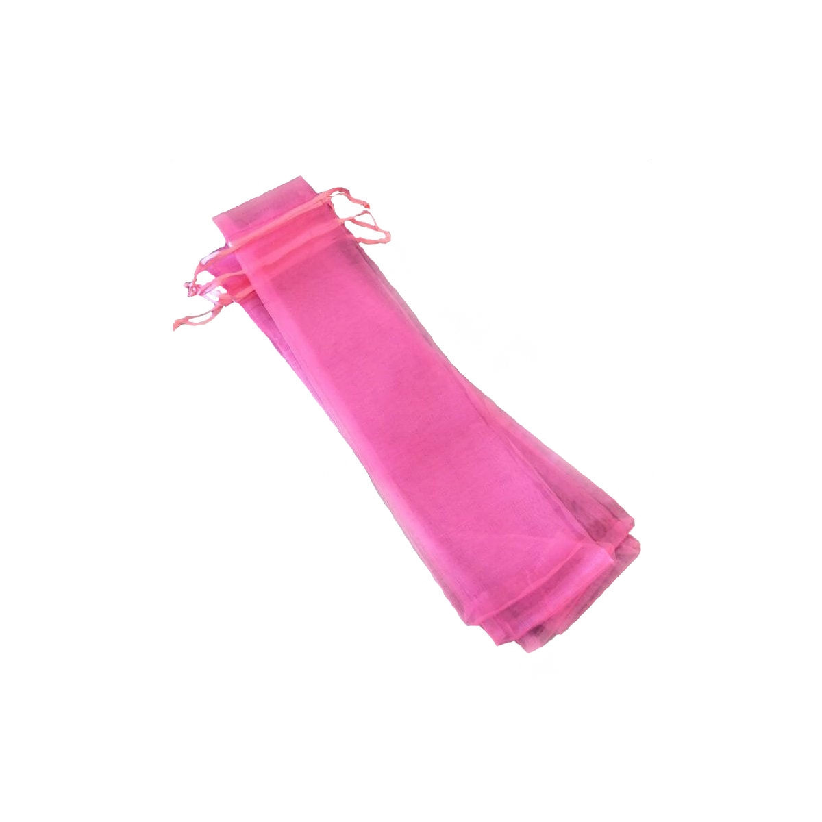 Sacchetto in organza 30x7 cm rosa bubblegum