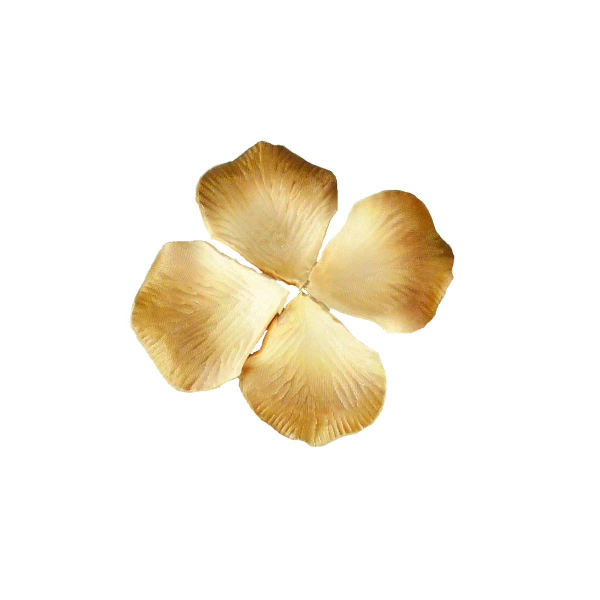 Petali di rosa artificiali nei toni del marrone