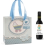 Bottiglietta di vino personalizzata per battesimo