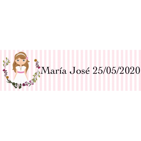 Adesivo Ragazza Comunione