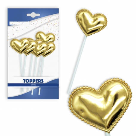 Pack toppers cuore