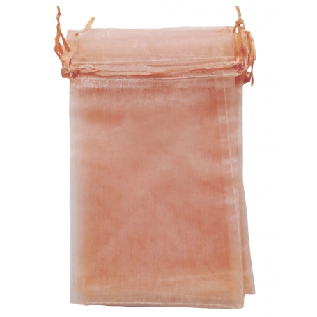 Borsa In Organza Arancione Chiaro 9 X 15