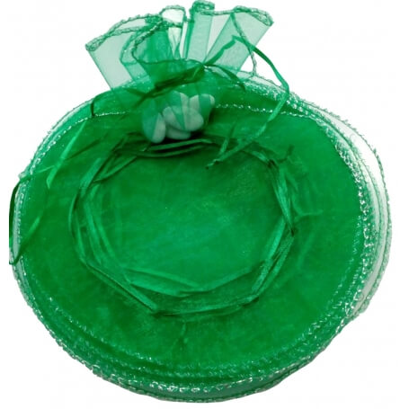 Borse rotonde di organza