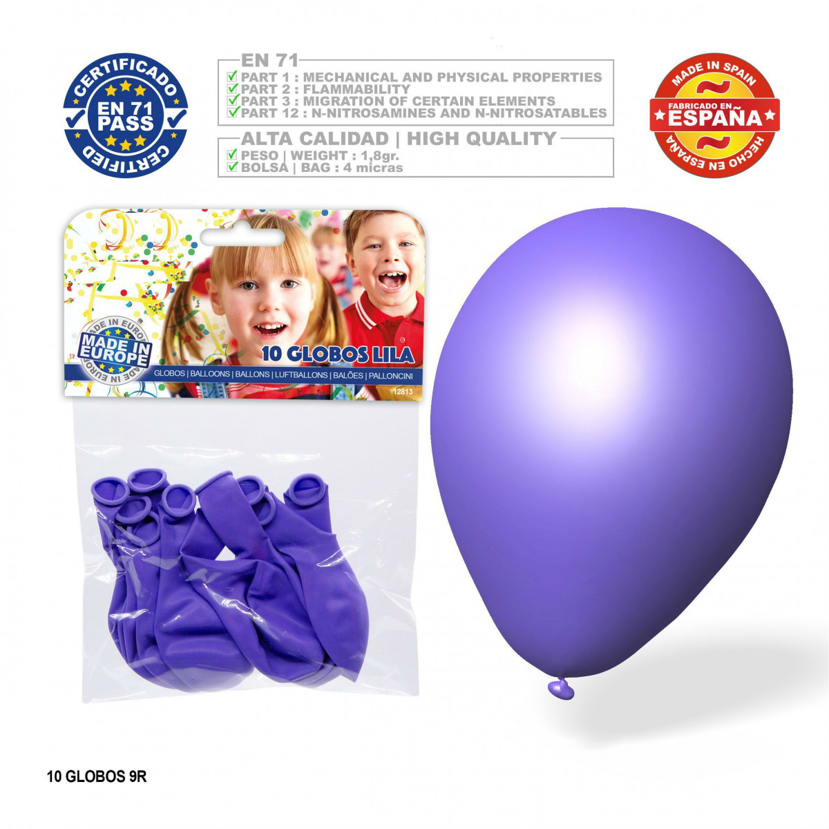 Pacchetto palloncino lilla